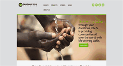 Desktop Screenshot of onegreathourofsharing.org
